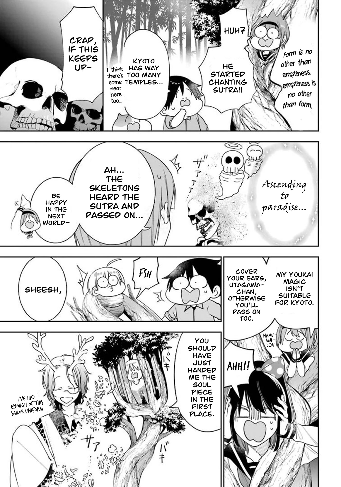 Youkai Gakkou no Sensei Hajimemashita! Chapter 85 page 19 - Chapter 85: Kyoto School Trip (Part 4)