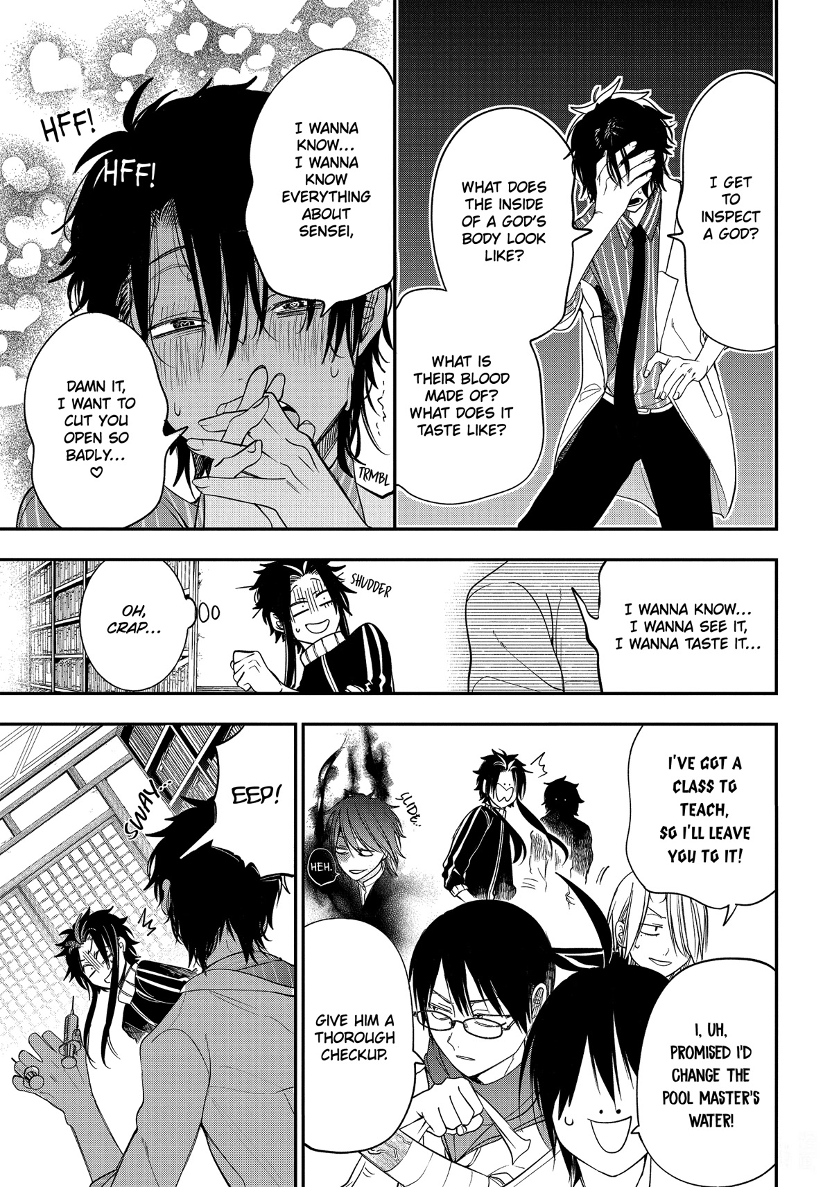Youkai Gakkou no Sensei Hajimemashita! Chapter 96 page 9 - Chapter 96: Mad Doctor VS Scum Thief