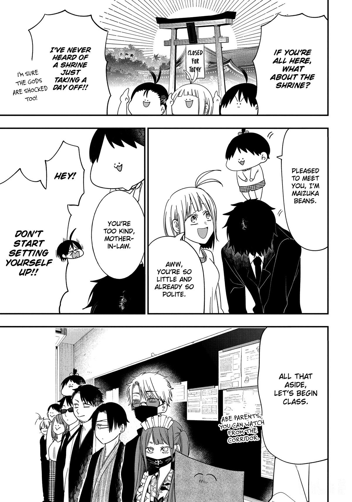 Youkai Gakkou no Sensei Hajimemashita! Chapter 97 page 10 - Chapter 97: Nerve-wracking Class Observation