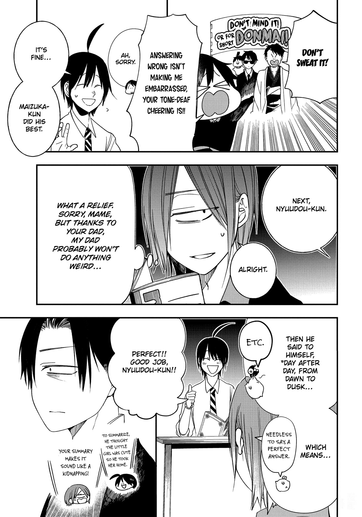 Youkai Gakkou no Sensei Hajimemashita! Chapter 97 page 14 - Chapter 97: Nerve-wracking Class Observation
