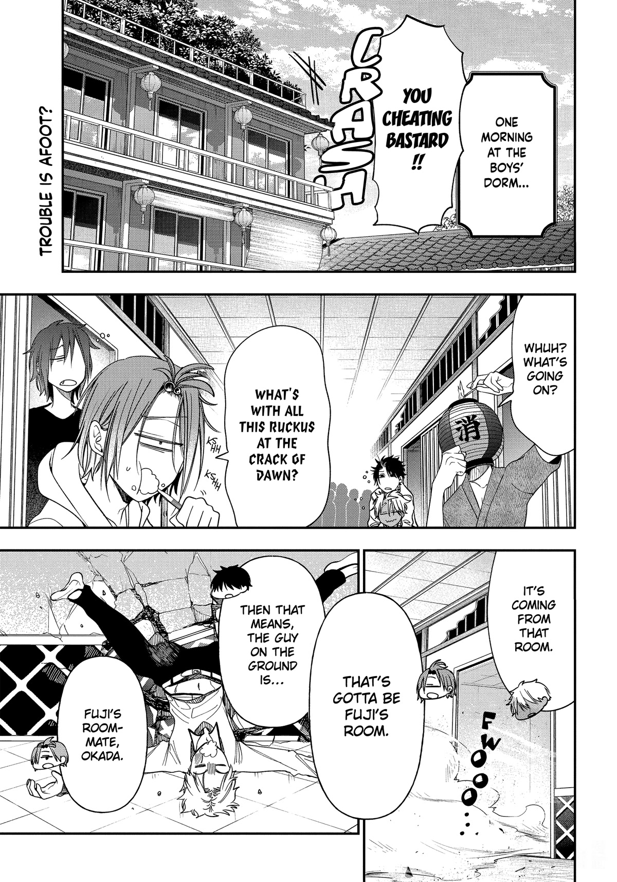 Youkai Gakkou no Sensei Hajimemashita! Chapter 99 page 1 - Chapter 99: A Peek Inside the Boys' Dorm