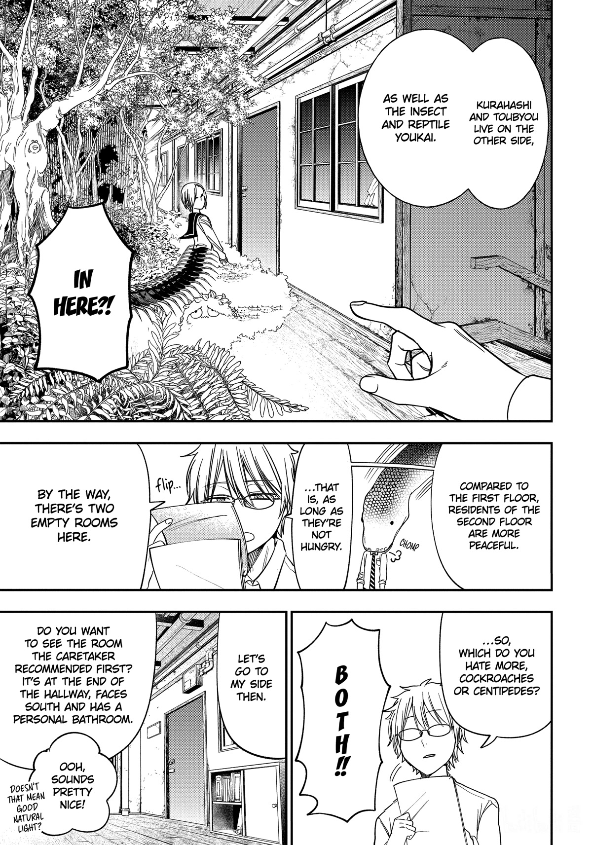 Youkai Gakkou no Sensei Hajimemashita! Chapter 99 page 13 - Chapter 99: A Peek Inside the Boys' Dorm