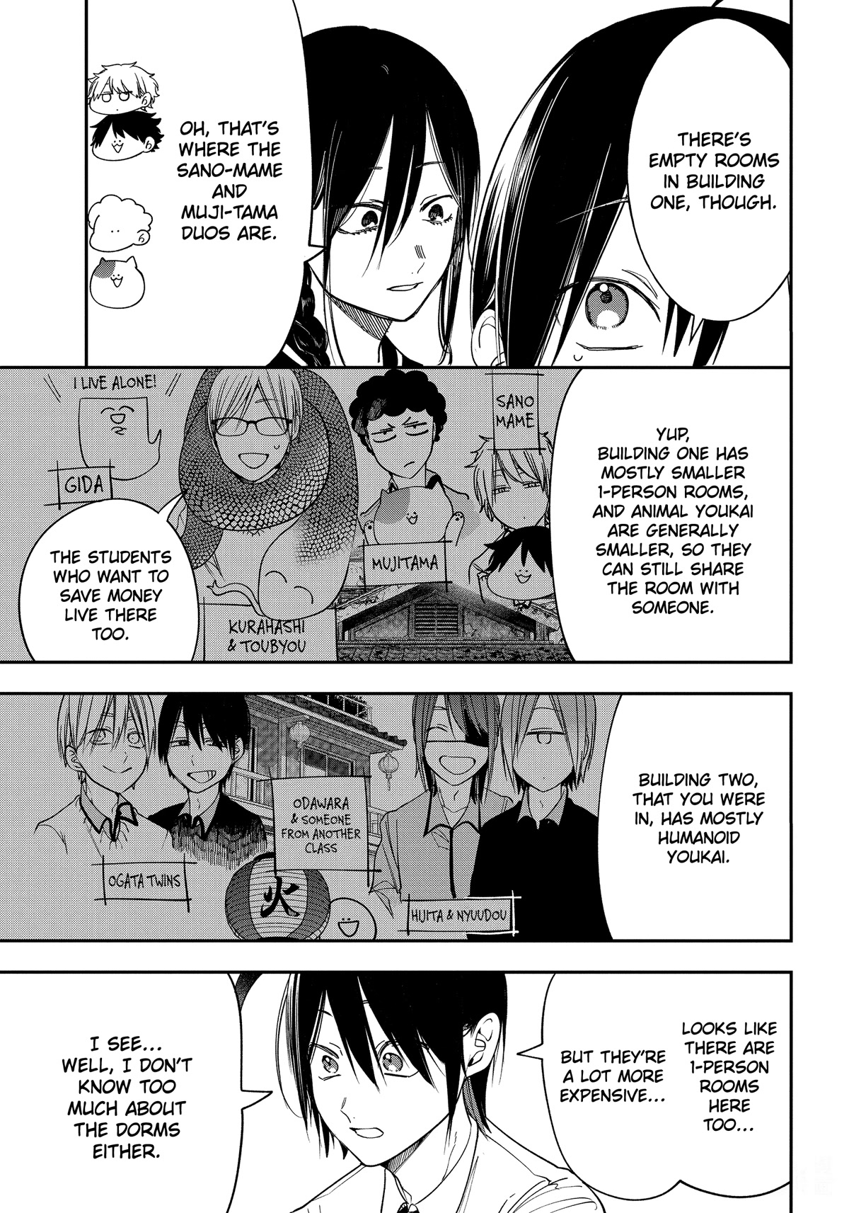 Youkai Gakkou no Sensei Hajimemashita! Chapter 99 page 7 - Chapter 99: A Peek Inside the Boys' Dorm