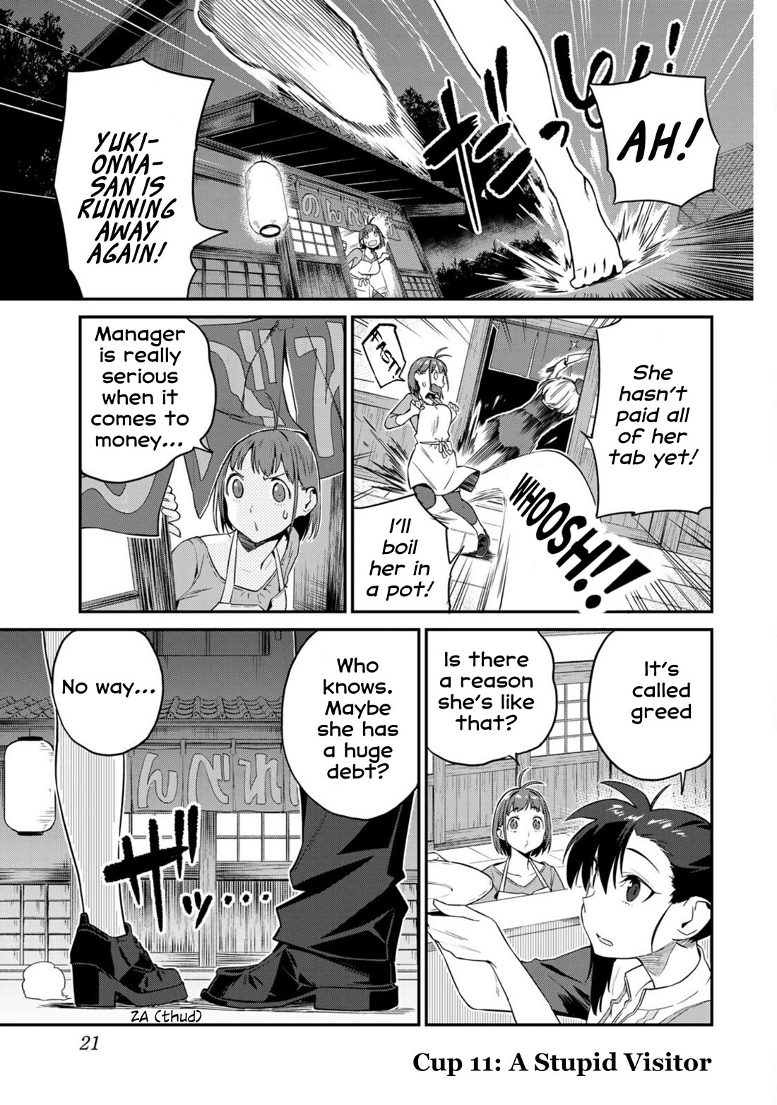 Youkai Izakaya Nonbereke Chapter 11 page 1 - Chapter 11: Cup 11: A Stupid Visitor