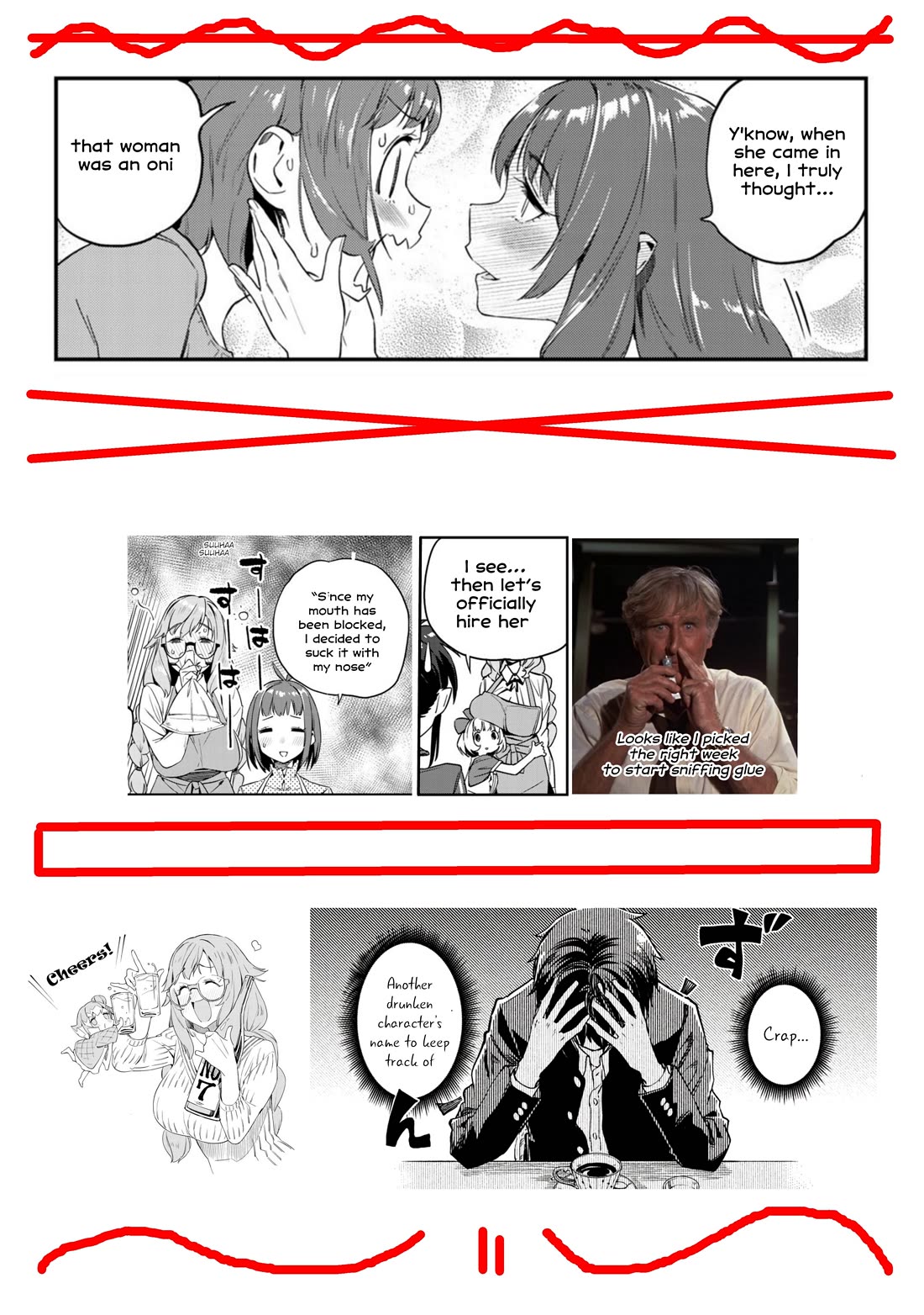 Youkai Izakaya Nonbereke Chapter 13 page 19 - Chapter 13: Cup 13: Milk(nyuu) Face