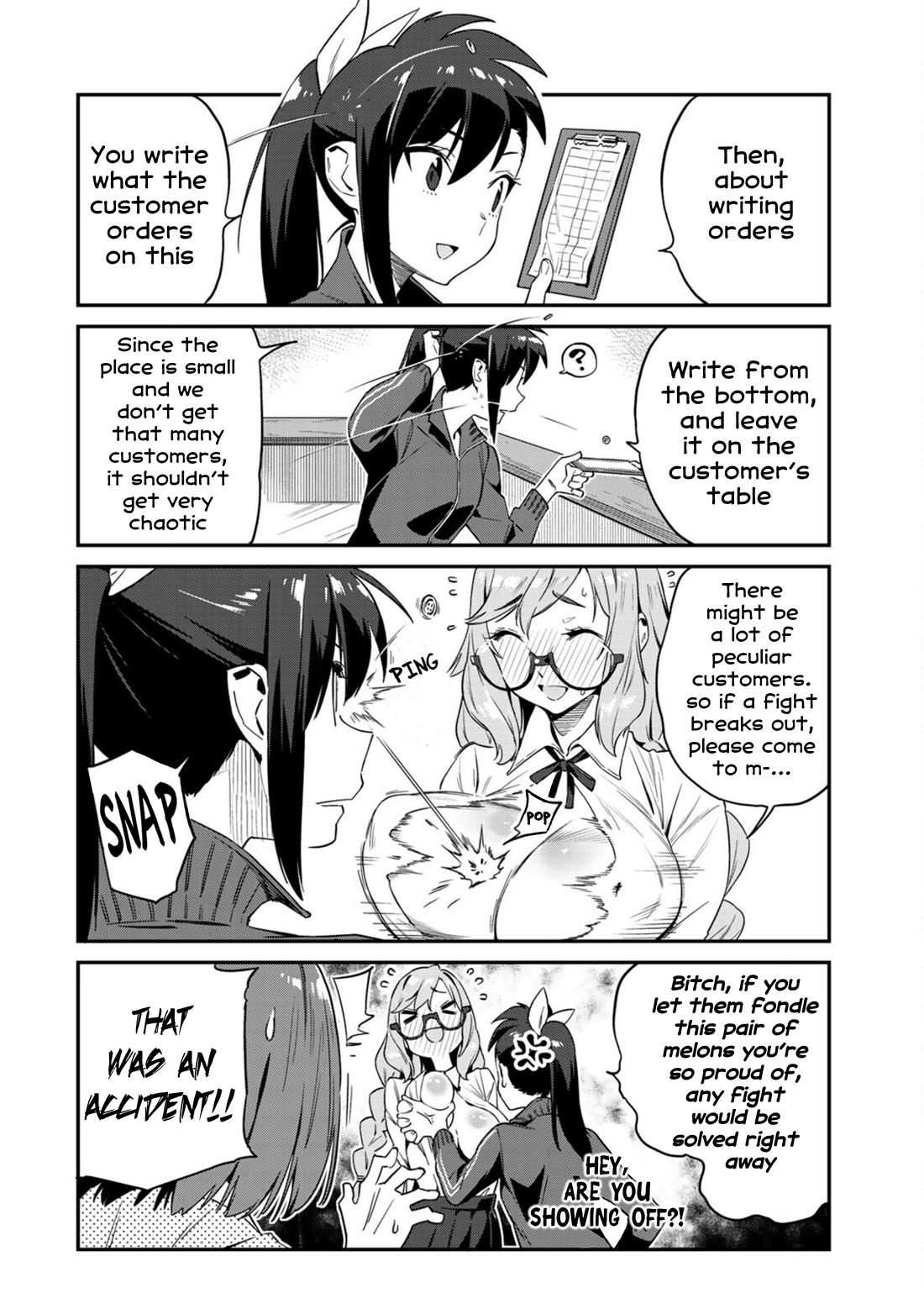 Youkai Izakaya Nonbereke Chapter 13 page 6 - Chapter 13: Cup 13: Milk(nyuu) Face