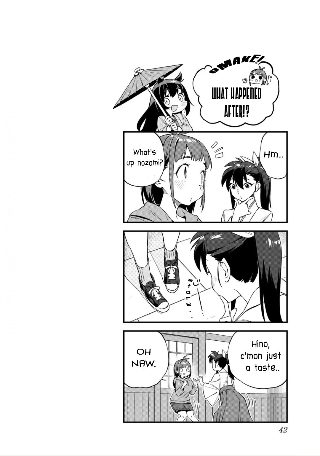 Youkai Izakaya Nonbereke Chapter 2.5 page 1 - Chapter 2.5: Omake : What happened after?