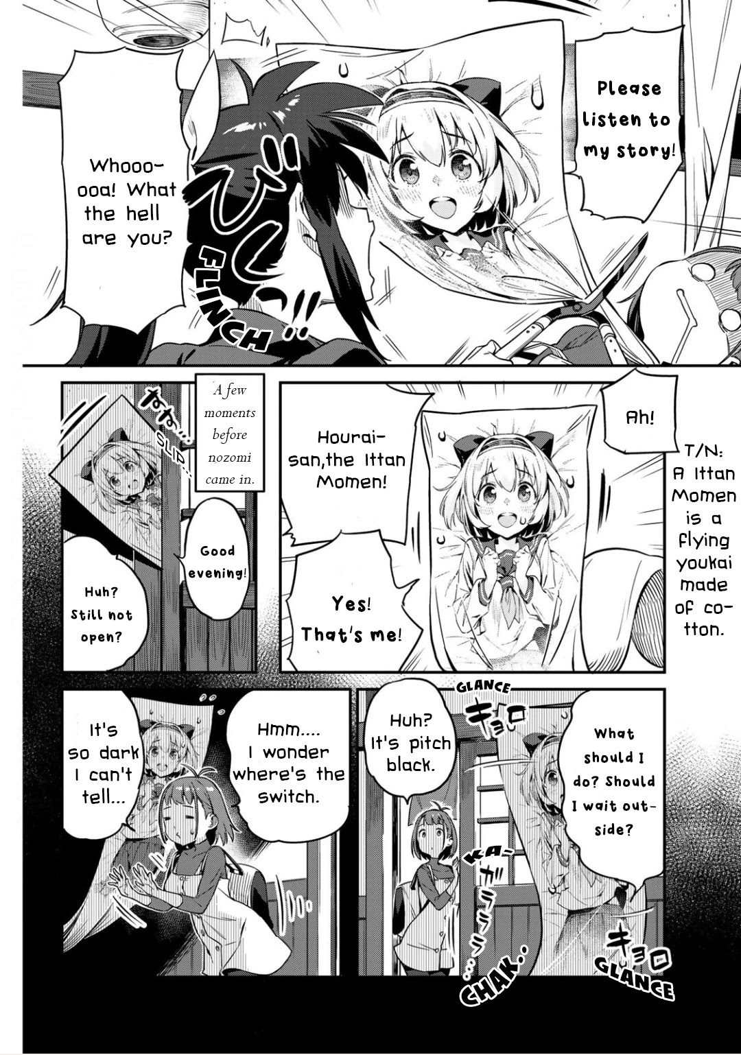 Youkai Izakaya Nonbereke Chapter 3 page 4 - Chapter 3: CUP THREE : hug me tight!