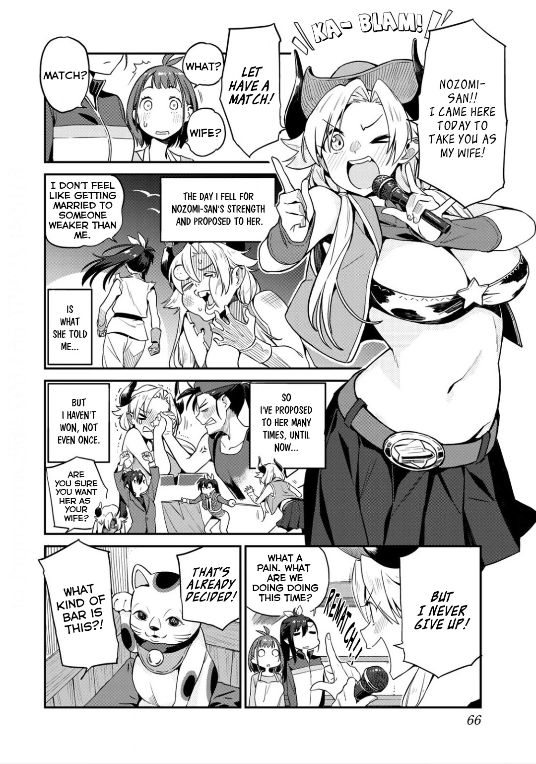 Youkai Izakaya Nonbereke Chapter 4 page 6 - Chapter 4: CUP FOUR : Drunker Death Match!