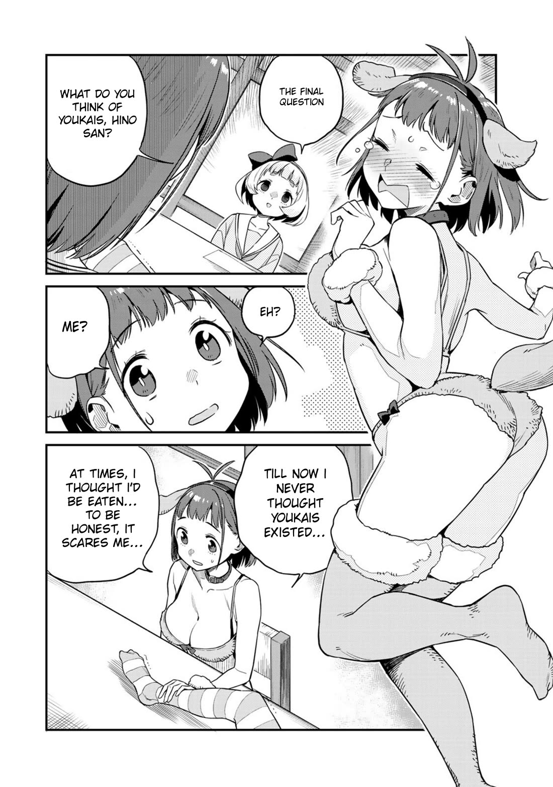 Youkai Izakaya Nonbereke Chapter 6 page 12 - Chapter 6: CUP 6: Mind Reading Interview