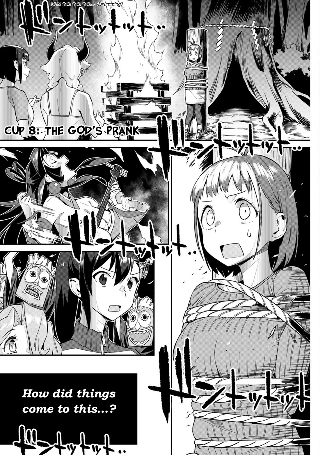 Youkai Izakaya Nonbereke Chapter 8 page 1 - Chapter 8: CUP 8: The God's Prank