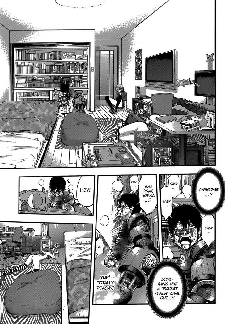 Youkai Shoujo - Monsuga Chapter 13 page 15 - Chapter 13 : The "Iron-Arm" Explodes!!