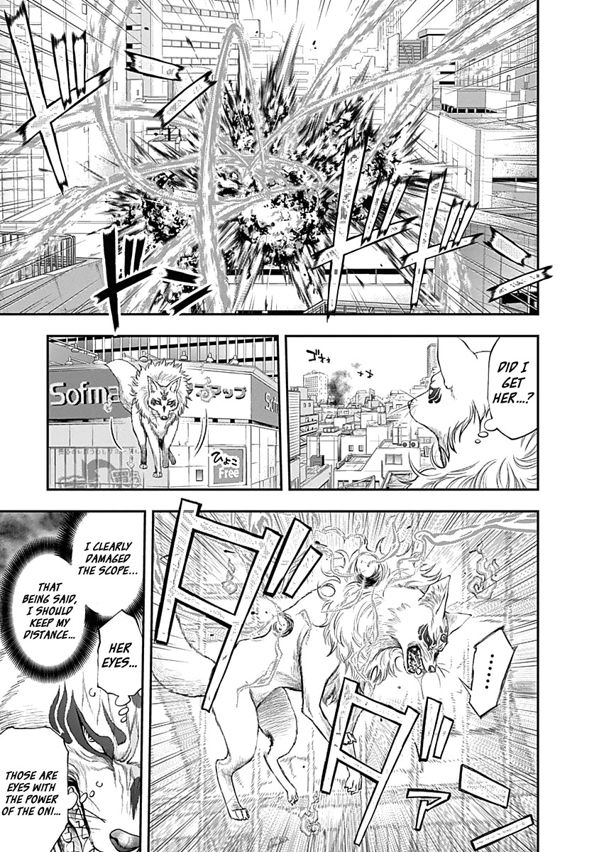 Youkai Shoujo - Monsuga Chapter 136 page 11 - Chapter 136: Long Distance Oni vs. The Burning Hot Fox!