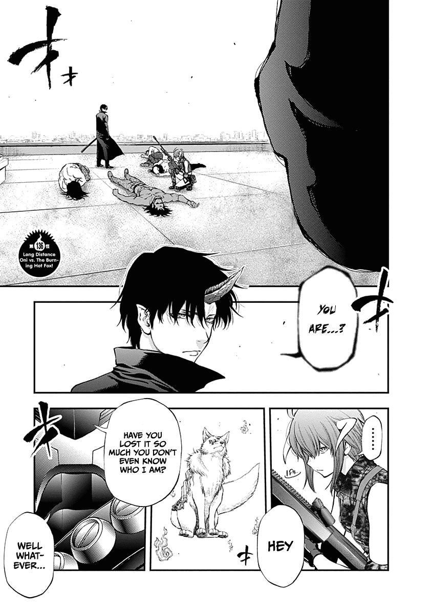 Youkai Shoujo - Monsuga Chapter 136 page 4 - Chapter 136: Long Distance Oni vs. The Burning Hot Fox!