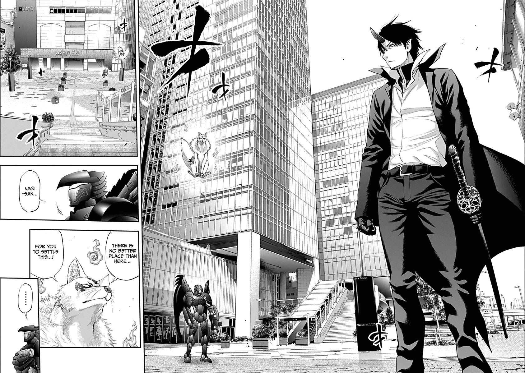 Youkai Shoujo - Monsuga Chapter 136 page 7 - Chapter 136: Long Distance Oni vs. The Burning Hot Fox!