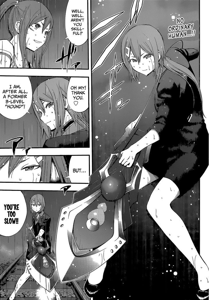 Youkai Shoujo - Monsuga Chapter 50 page 11 - Chapter 50 : Beauties Battle on the Chuo Rail Line!