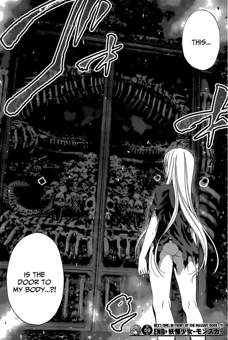 Youkai Shoujo - Monsuga Chapter 59 page 18 - Chapter 59 : The Door To Her Physical Body...!