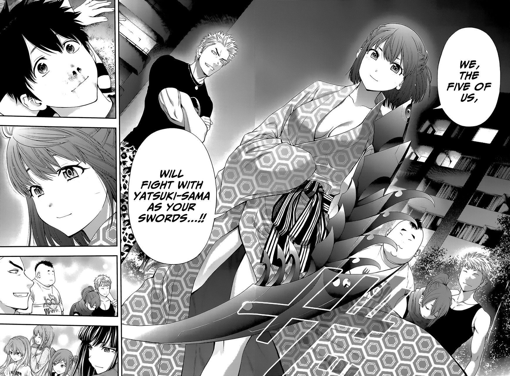 Youkai Shoujo - Monsuga Chapter 97 page 18 - Chapter 97 : The Five Swords...!