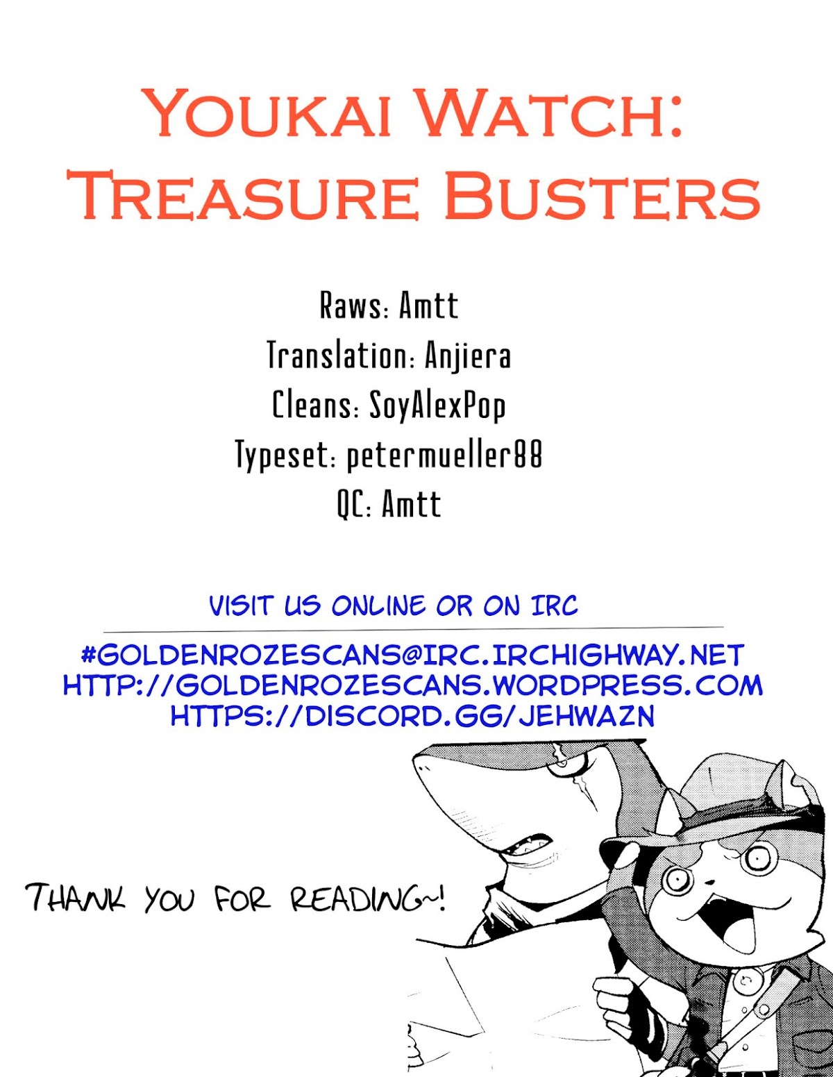 Youkai Watch Busters Treasure Chapter 0 page 9 - Chapter Oneshot