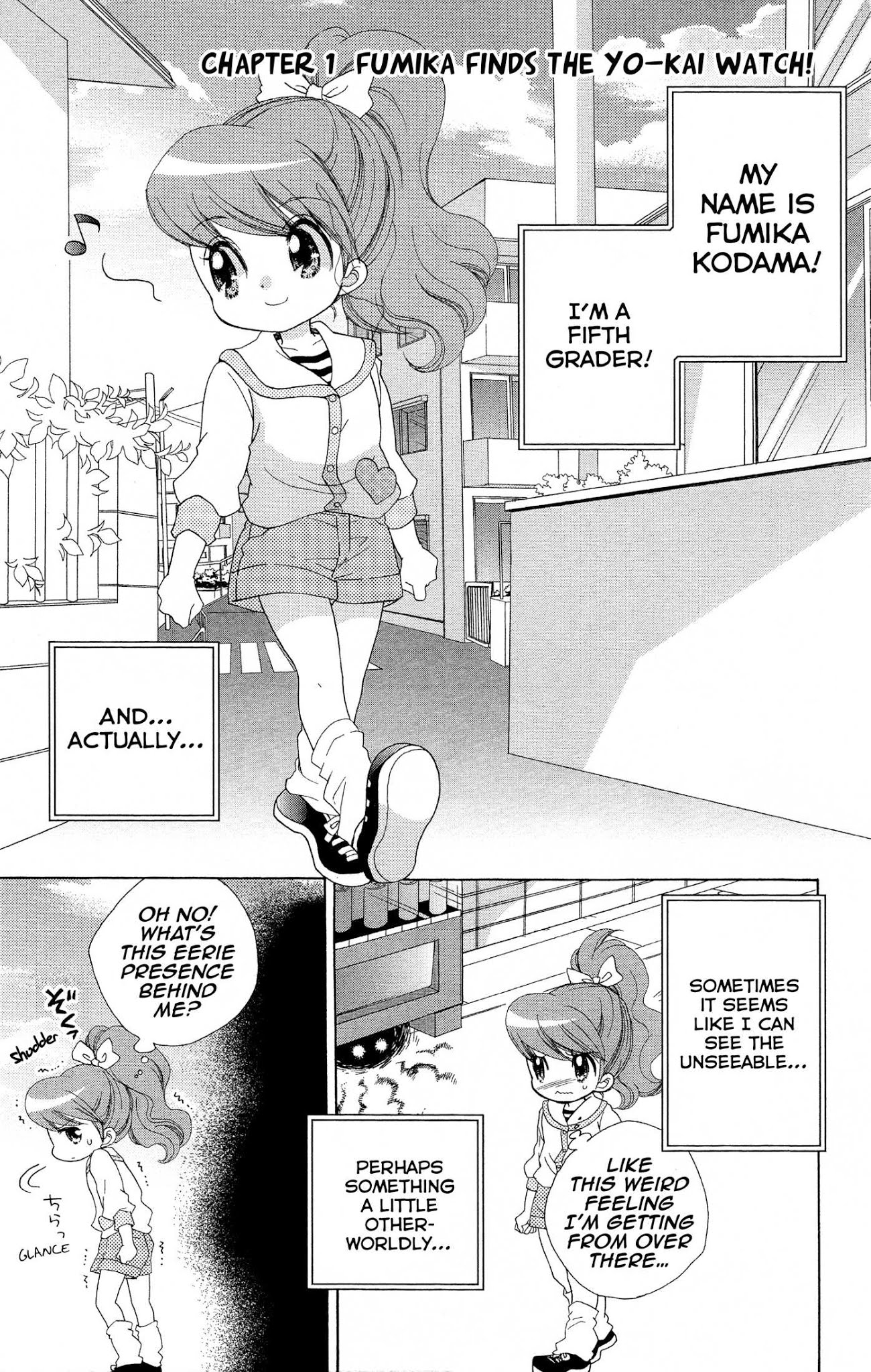 Youkai Watch ~Waku Waku Nyanderful Days~ Chapter 1 page 4 - Chapter 1: Fumika Finds the Yo-Kai Watch