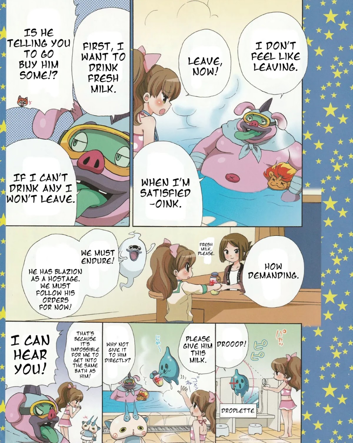 Youkai Watch ~Waku Waku Nyanderful Days~ Chapter 14 page 5 - Chapter 14: Mess in the Springdale Public Baths