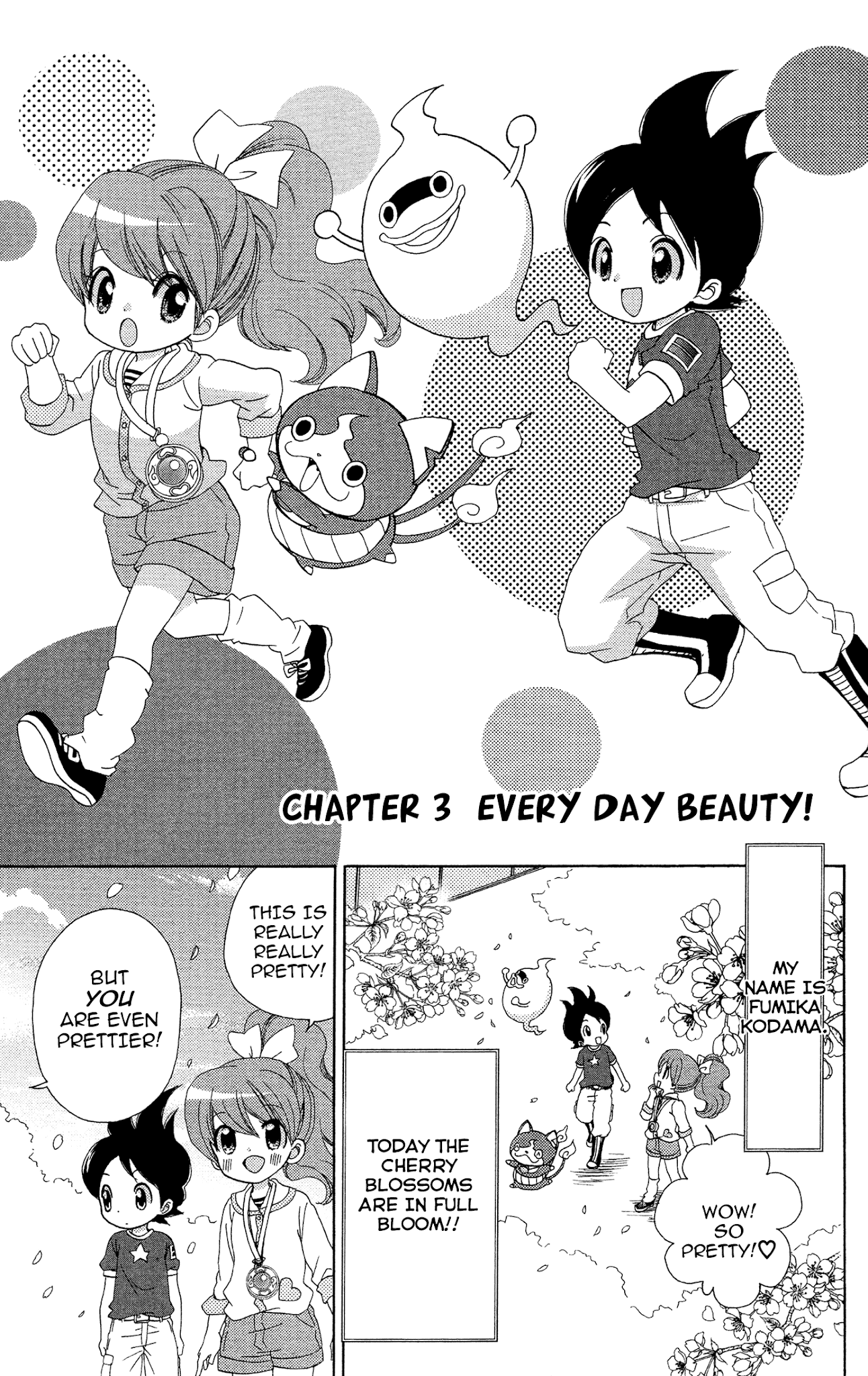 Youkai Watch ~Waku Waku Nyanderful Days~ Chapter 3 page 1 - Chapter 3: Everyday Beauty