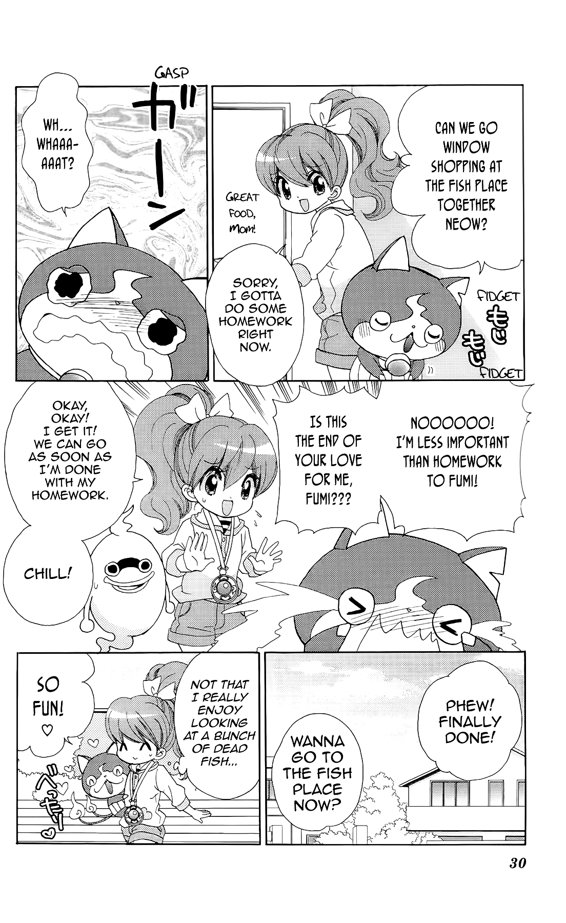 Youkai Watch ~Waku Waku Nyanderful Days~ Chapter 4 page 2 - Chapter 4: Fumika's Secret Admirer Gets a Little Crazy