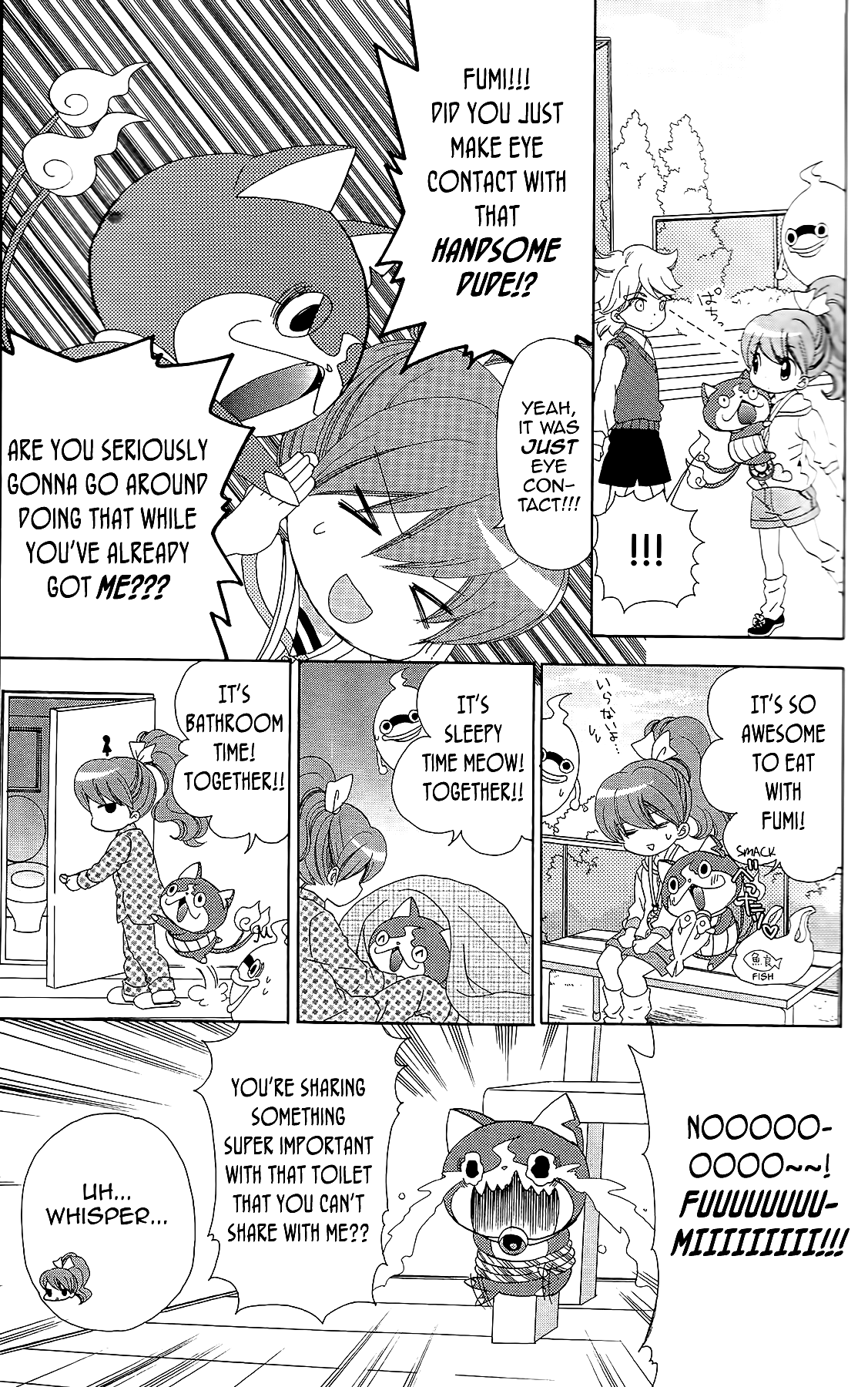 Youkai Watch ~Waku Waku Nyanderful Days~ Chapter 4 page 3 - Chapter 4: Fumika's Secret Admirer Gets a Little Crazy