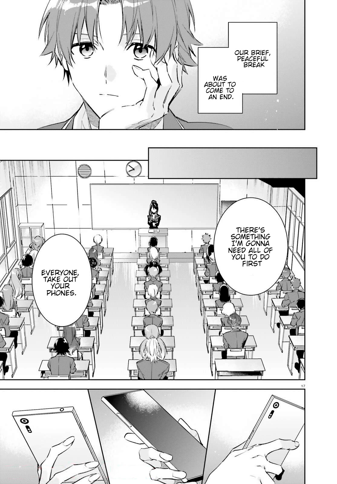 Youkoso Jitsuryoku Shijou Shugi no Kyoushitsu e: 2-nensei-hen Chapter 1 page 16 - Chapter 1: Room 1