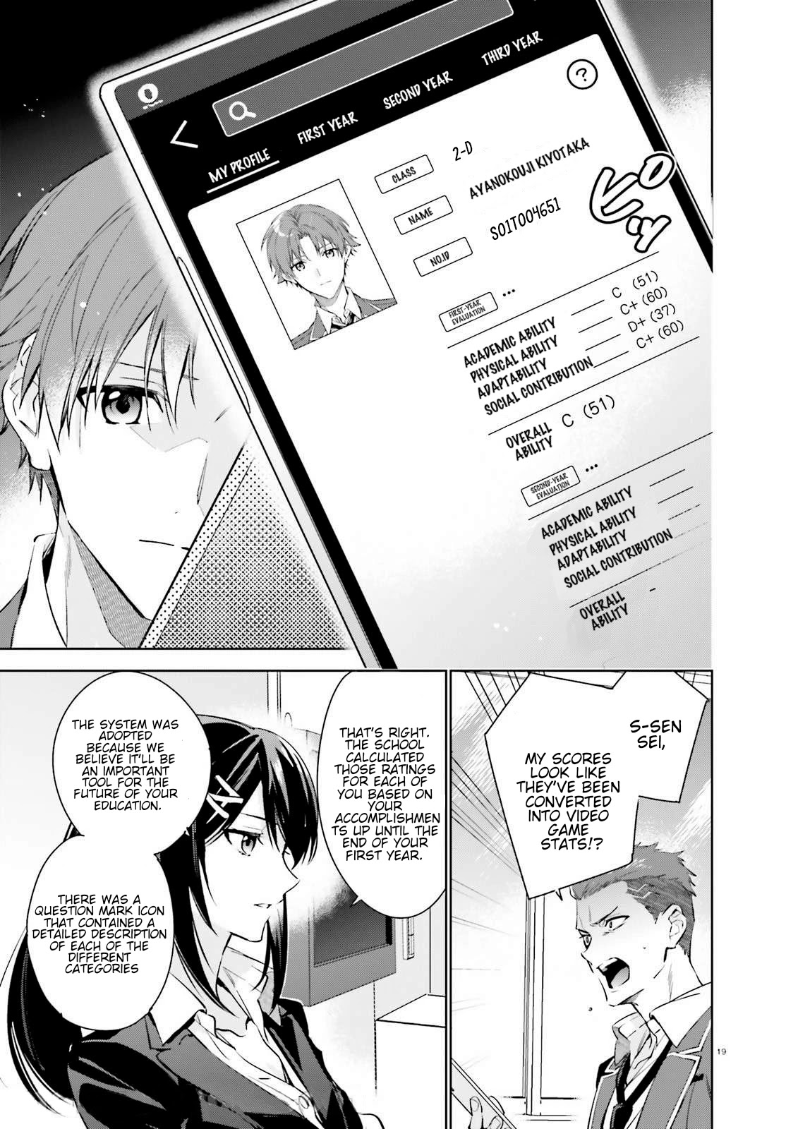 Youkoso Jitsuryoku Shijou Shugi no Kyoushitsu e: 2-nensei-hen Chapter 1 page 18 - Chapter 1: Room 1