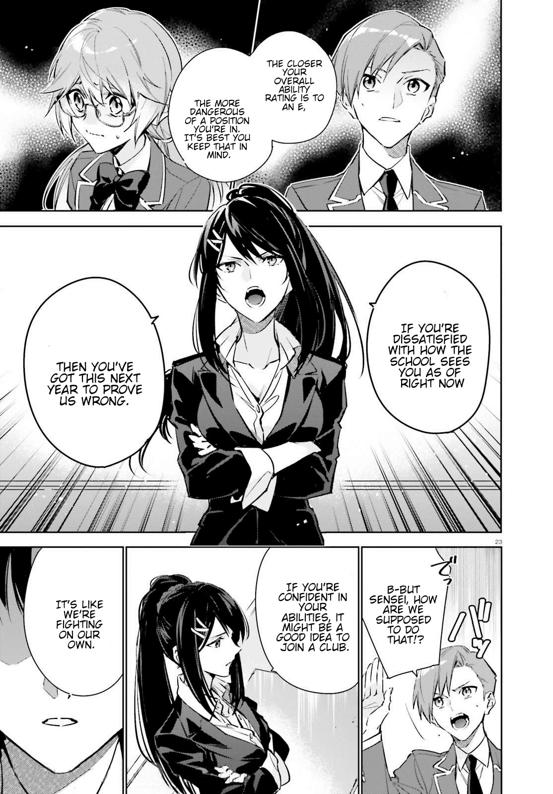 Youkoso Jitsuryoku Shijou Shugi no Kyoushitsu e: 2-nensei-hen Chapter 1 page 22 - Chapter 1: Room 1
