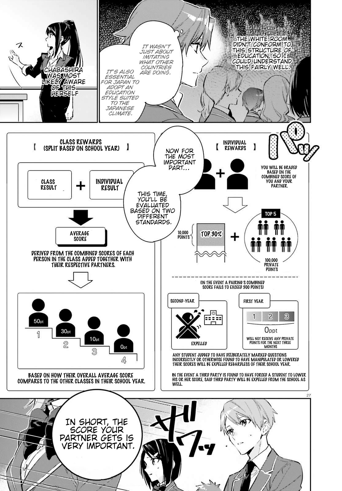 Youkoso Jitsuryoku Shijou Shugi no Kyoushitsu e: 2-nensei-hen Chapter 1 page 26 - Chapter 1: Room 1