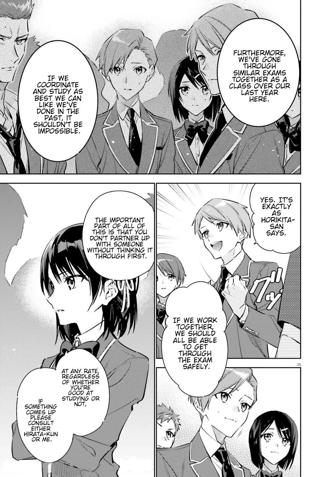 Youkoso Jitsuryoku Shijou Shugi no Kyoushitsu e: 2-nensei-hen Chapter 1 page 34 - Chapter 1: Room 1
