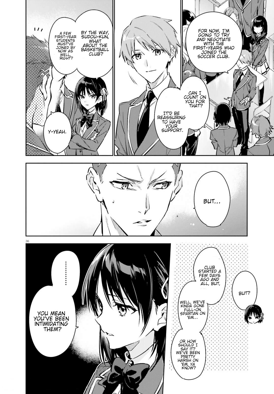 Youkoso Jitsuryoku Shijou Shugi no Kyoushitsu e: 2-nensei-hen Chapter 1 page 35 - Chapter 1: Room 1