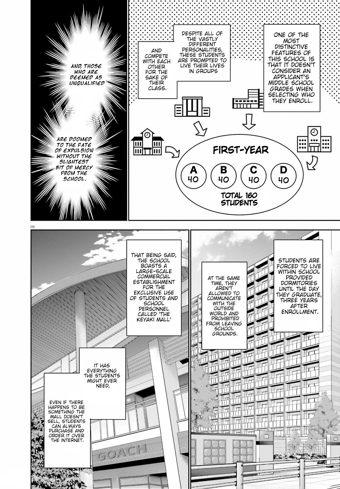 Youkoso Jitsuryoku Shijou Shugi no Kyoushitsu e: 2-nensei-hen Chapter 1 page 5 - Chapter 1: Room 1