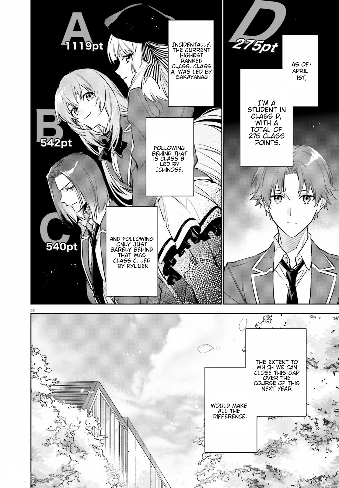 Youkoso Jitsuryoku Shijou Shugi no Kyoushitsu e: 2-nensei-hen Chapter 1 page 7 - Chapter 1: Room 1