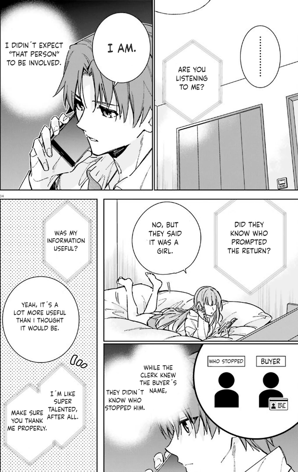 Youkoso Jitsuryoku Shijou Shugi no Kyoushitsu e: 2-nensei-hen Chapter 10 page 4 - Chapter 10: Room 10