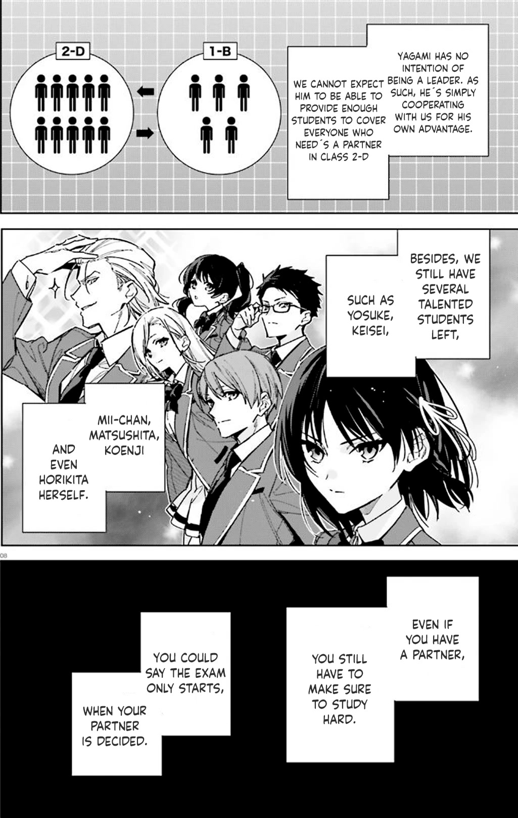 Youkoso Jitsuryoku Shijou Shugi no Kyoushitsu e: 2-nensei-hen Chapter 10 page 8 - Chapter 10: Room 10