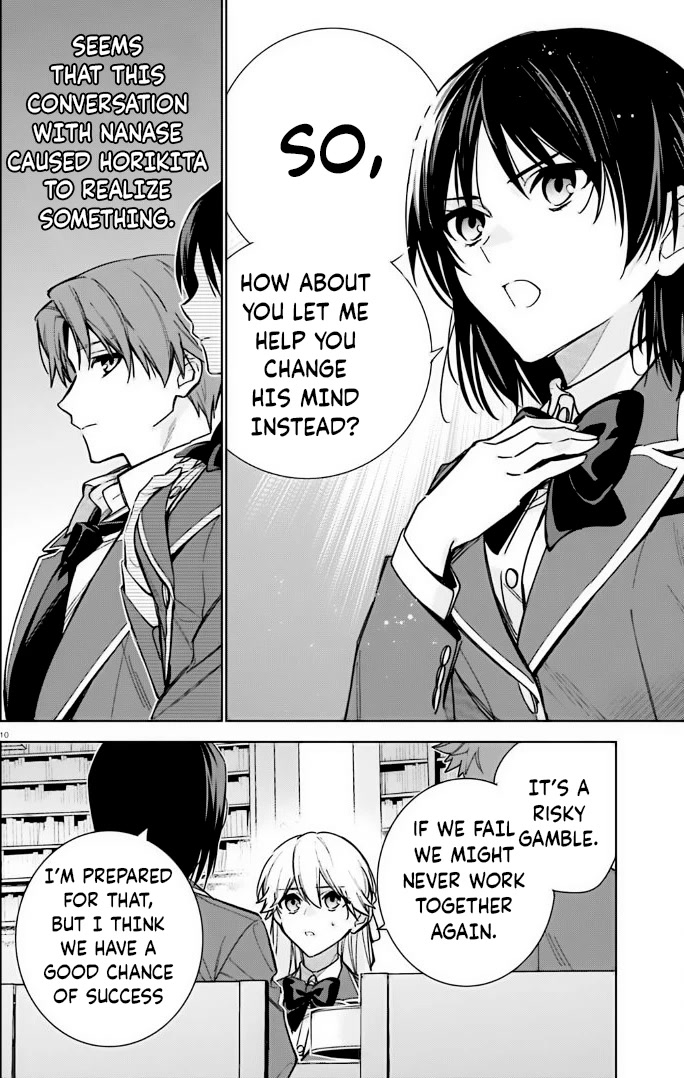 Youkoso Jitsuryoku Shijou Shugi no Kyoushitsu e: 2-nensei-hen Chapter 11 page 10 - Chapter 11: Room 11