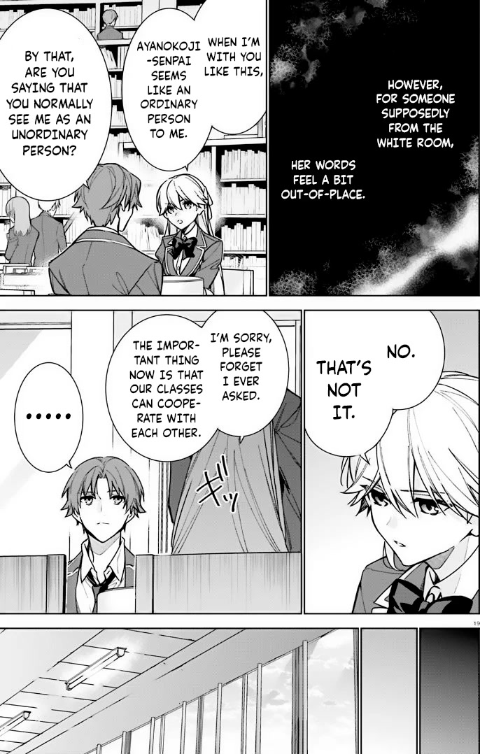 Youkoso Jitsuryoku Shijou Shugi no Kyoushitsu e: 2-nensei-hen Chapter 11 page 19 - Chapter 11: Room 11