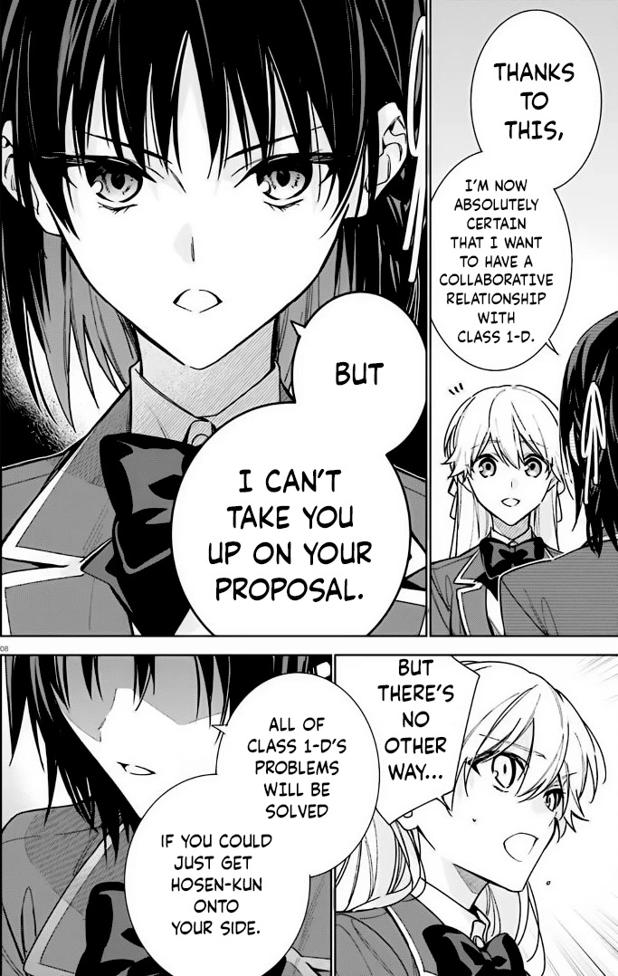 Youkoso Jitsuryoku Shijou Shugi no Kyoushitsu e: 2-nensei-hen Chapter 11 page 8 - Chapter 11: Room 11