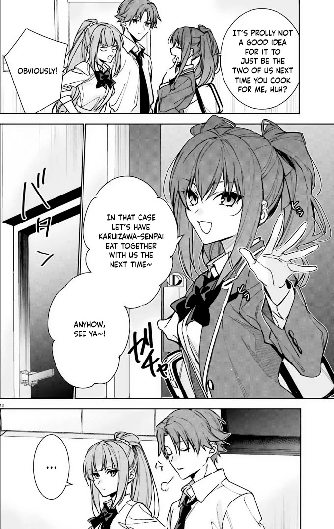Youkoso Jitsuryoku Shijou Shugi no Kyoushitsu e: 2-nensei-hen Chapter 12 page 12 - Chapter 12: Room 12