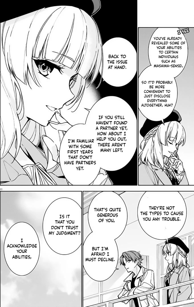 Youkoso Jitsuryoku Shijou Shugi no Kyoushitsu e: 2-nensei-hen Chapter 12 page 20 - Chapter 12: Room 12