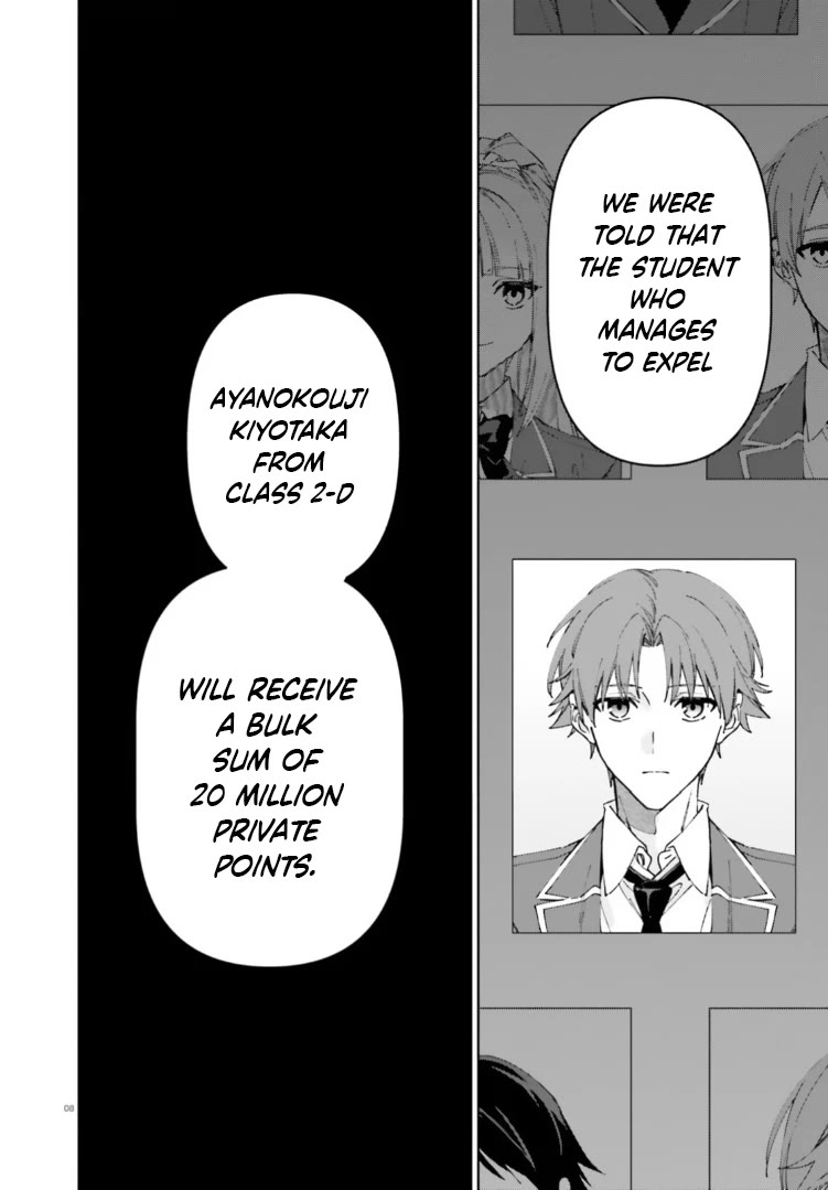 Youkoso Jitsuryoku Shijou Shugi no Kyoushitsu e: 2-nensei-hen Chapter 18 page 8 - Chapter 18: Room 18
