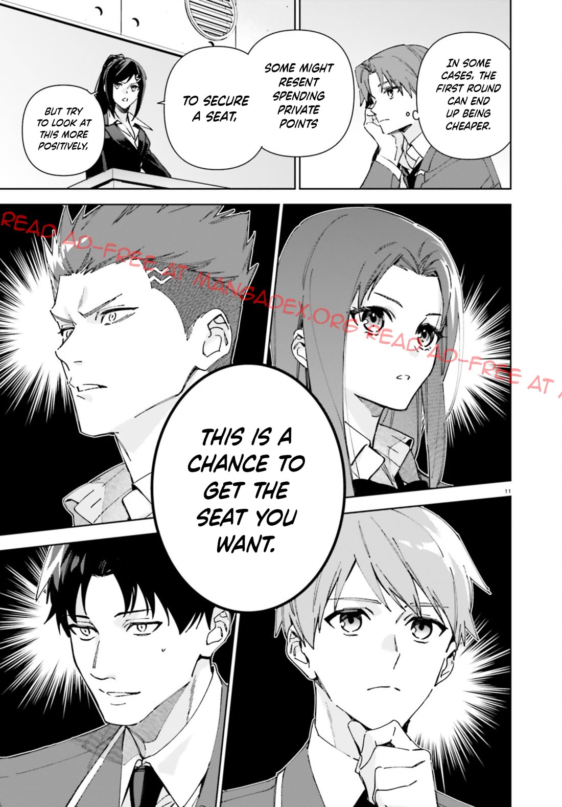 Youkoso Jitsuryoku Shijou Shugi no Kyoushitsu e: 2-nensei-hen Chapter 19.5 page 11 - Chapter 19.5: EX:4-1