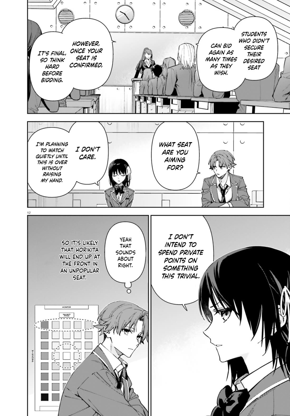 Youkoso Jitsuryoku Shijou Shugi no Kyoushitsu e: 2-nensei-hen Chapter 19.5 page 12 - Chapter 19.5: EX:4-1