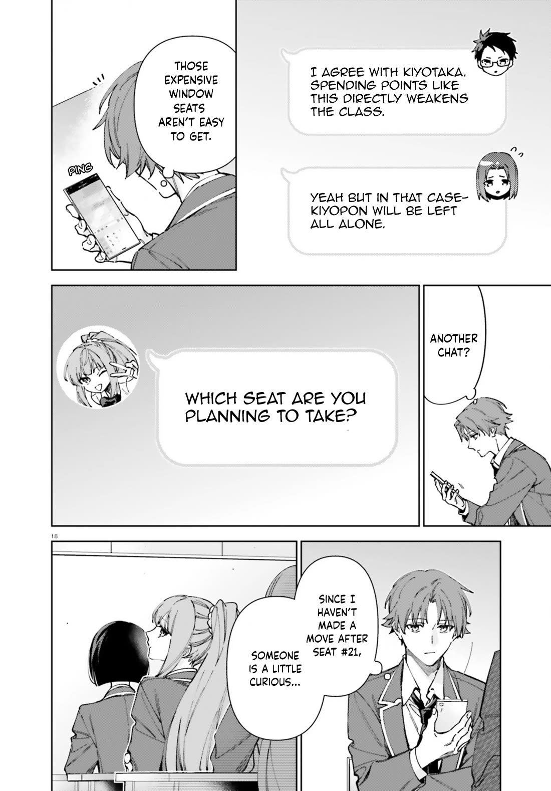 Youkoso Jitsuryoku Shijou Shugi no Kyoushitsu e: 2-nensei-hen Chapter 19.70 page 18 - Chapter 19.70: EX:4-3