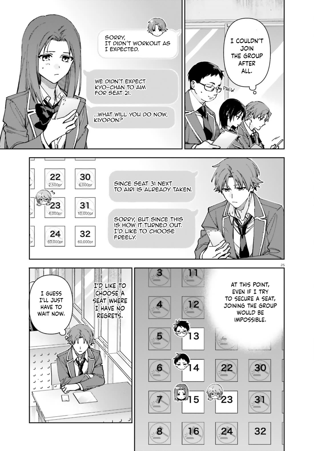 Youkoso Jitsuryoku Shijou Shugi no Kyoushitsu e: 2-nensei-hen Chapter 19.70 page 25 - Chapter 19.70: EX:4-3