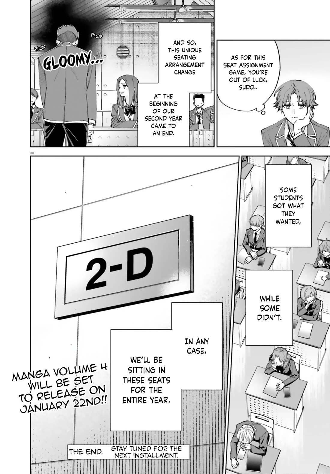 Youkoso Jitsuryoku Shijou Shugi no Kyoushitsu e: 2-nensei-hen Chapter 19.70 page 30 - Chapter 19.70: EX:4-3