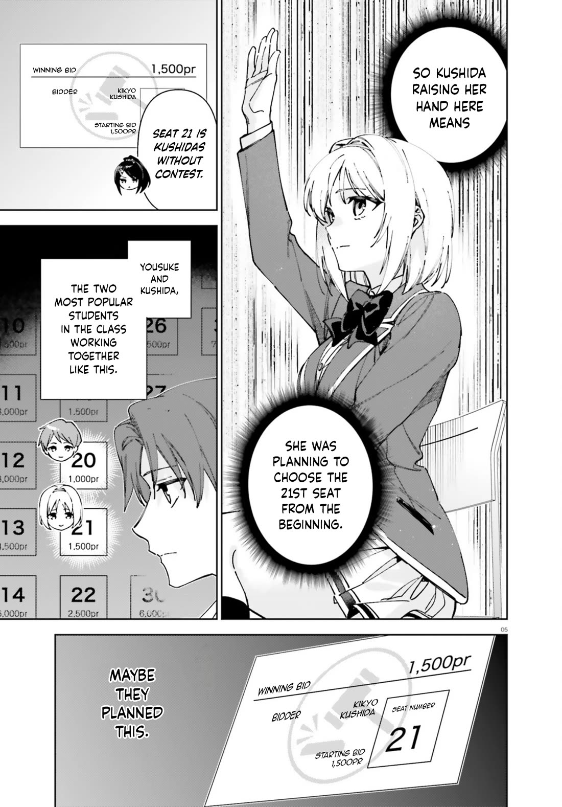 Youkoso Jitsuryoku Shijou Shugi no Kyoushitsu e: 2-nensei-hen Chapter 19.70 page 5 - Chapter 19.70: EX:4-3